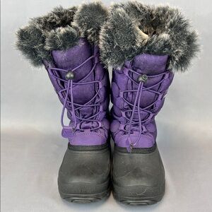 Kamik Purple and Black Kids Boots